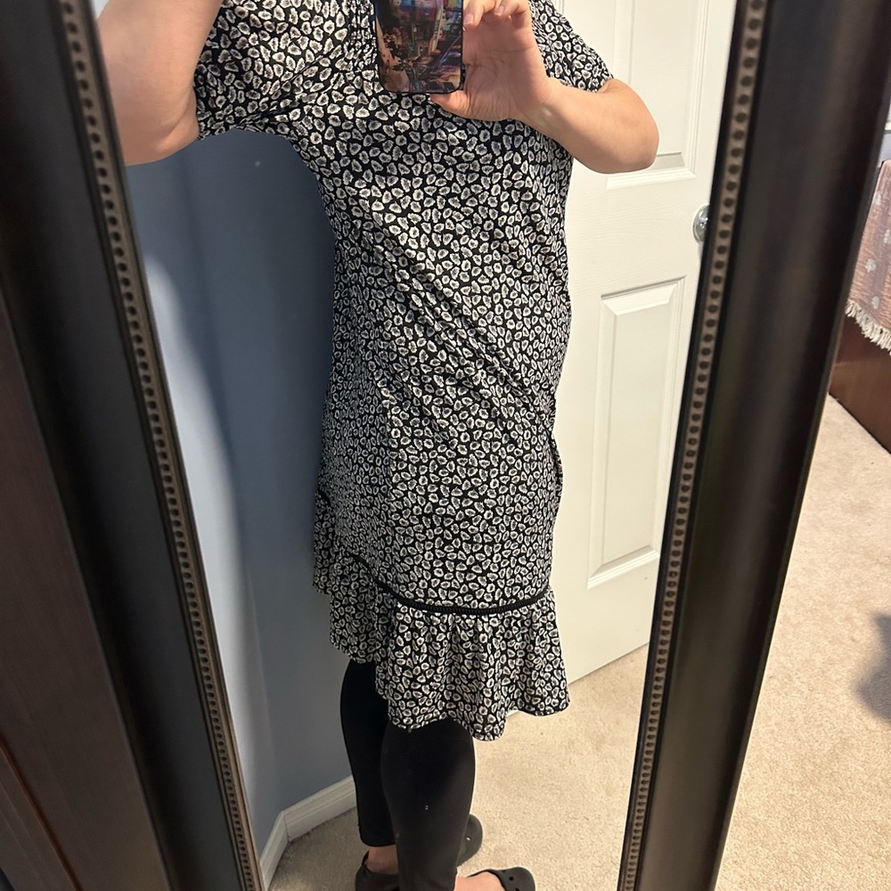Spirit Black and white printed dress - Picture 9 of 9
